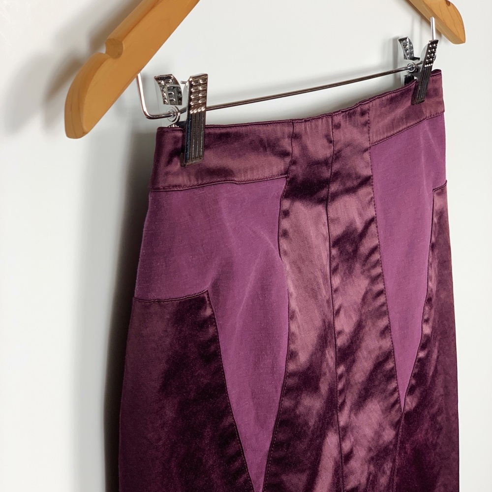 SILENCE + NOISE plum pencil skirt size 2